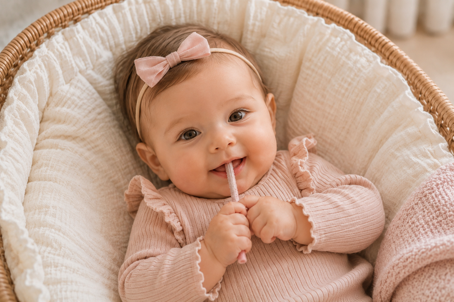 🔥 👶 BabyTeeth™ Silikon Beißring – Sanfte Zahnungshilfe für glückliche Babys 🦷💙