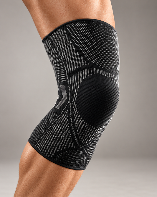 Professionelle Verstellbare Knieschoner mit Knopf, Elastische Dünne Sport-Kniebandage, Rutschfester Federstütze, Schienbeinschutz für Basketball