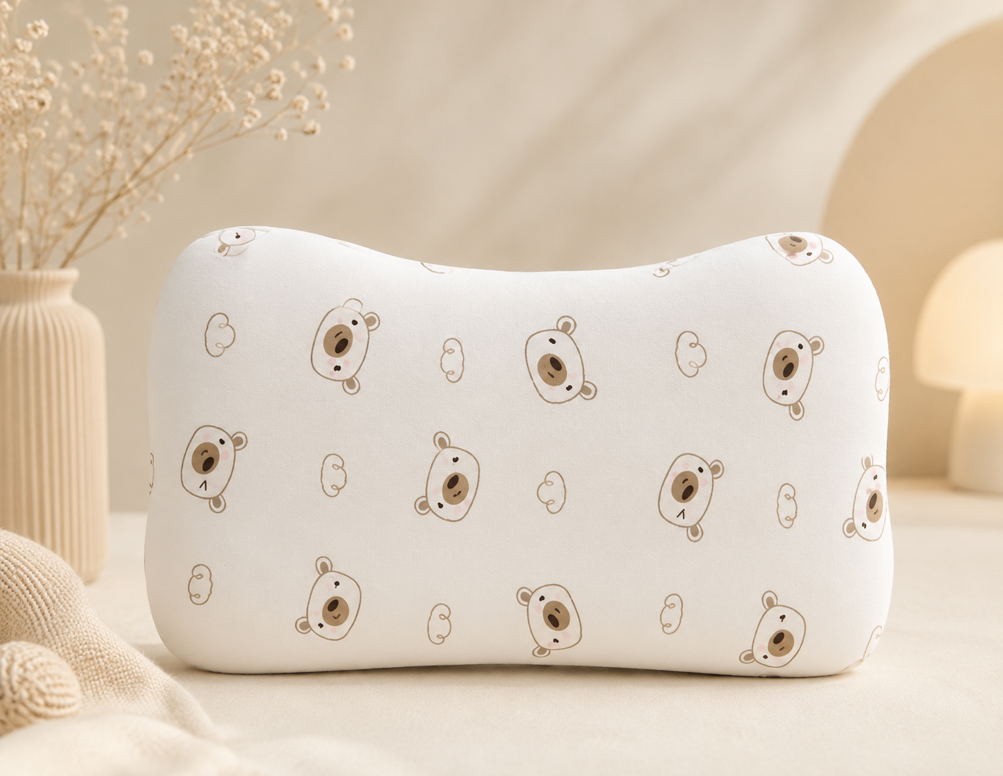 👶 Ergonomisches Memory-Babykissen – Für ruhige Nächte & sanfte Unterstützung