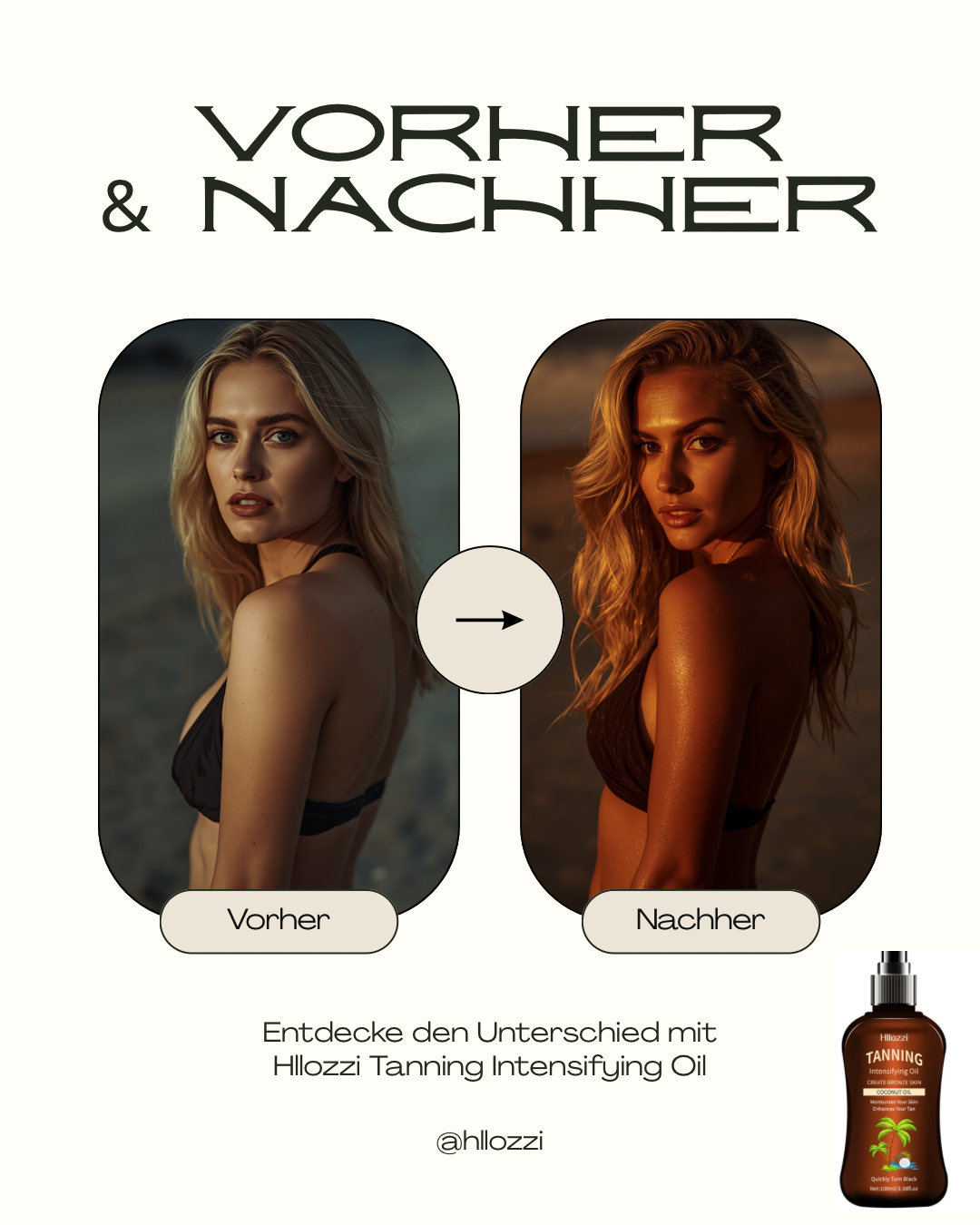 Kokos Tanning-Öl Intensiver Sommer-Glow🤎✨